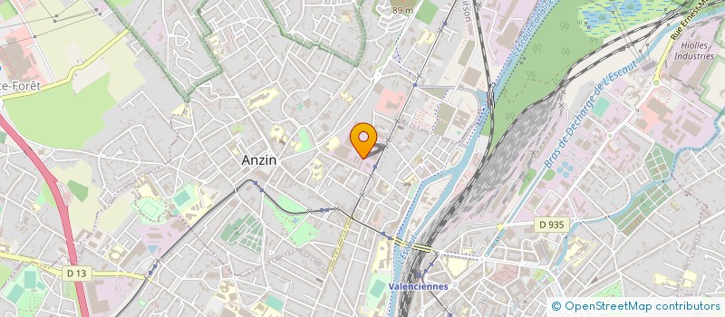 localisation de l'entreprise SARL JEAN DESCHAMPS à ANZIN