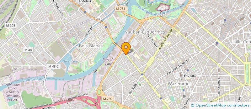localisation de l'entreprise SARL JEAN DRIGONT à LILLE