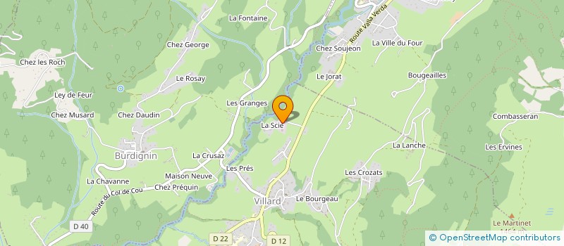 localisation de l'entreprise SARL JEAN FELISAZ ET FILS à VILLARD