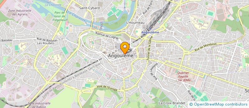 localisation de l'entreprise SARL JEAN FRANCOIS LEBRUN à ANGOULEME