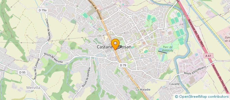 localisation de l'entreprise SARL JEAN FRANCOIS PACOUILL à CASTANET-TOLOSAN