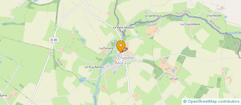 localisation de l'entreprise SARL JEAN GAURIAU ET ASSOCIES à TERVAL