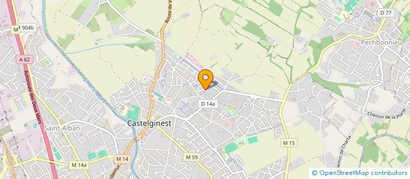 localisation de l'entreprise SARL JEAN JACQUES MICALEFF  CASTELGINEST