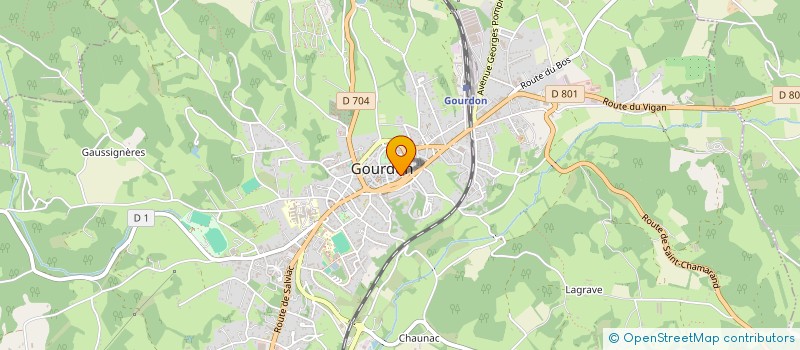 localisation de l'entreprise SARL JEAN JAURES  GOURDON