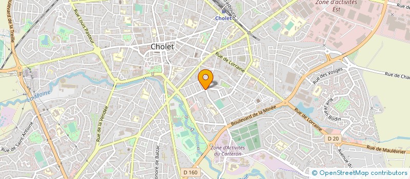 localisation de l'entreprise SARL JEAN-LUC JAUFFRAUD à CHOLET