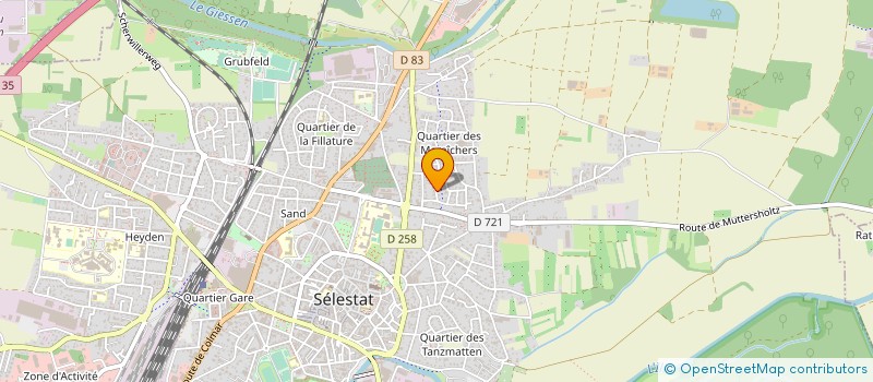 localisation de l'entreprise SARL JEAN-LUC VURPILLOT  SELESTAT