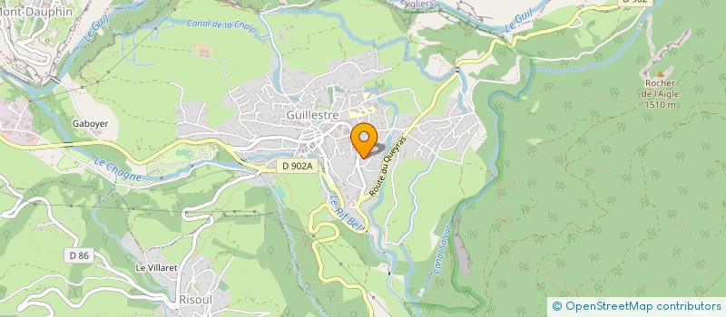 localisation de l'entreprise SARL JEAN MARC D INCAN  GUILLESTRE