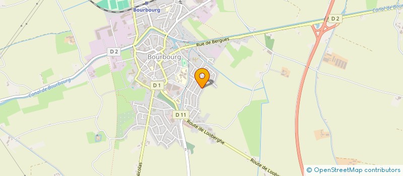 localisation de l'entreprise SARL JEAN MARQUANT  BOURBOURG