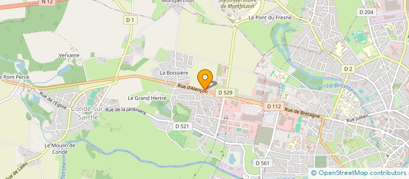 localisation de l'entreprise SARL JEAN MICHEL PELLE à CONDE-SUR-SARTHE