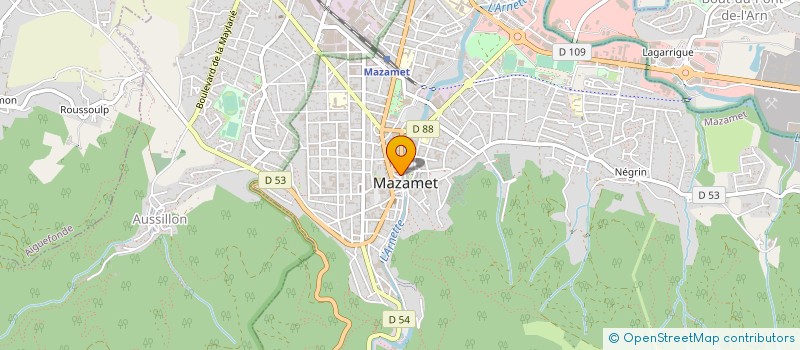 localisation de l'entreprise SARL JEAN-PAUL NAUMAIN à MAZAMET
