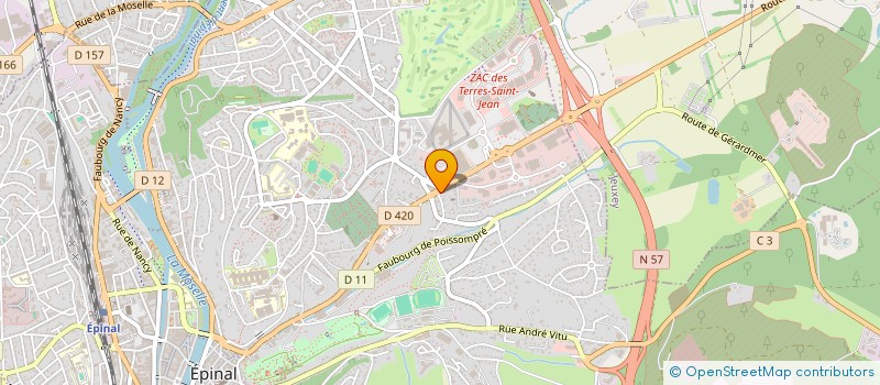 localisation de l'entreprise SARL JEAN PERRI à EPINAL