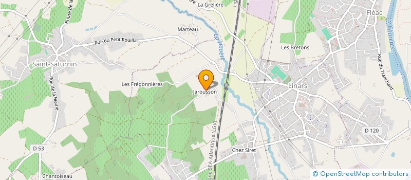 localisation de l'entreprise SARL JEAN PHILIPPE FARGEAS à LINARS