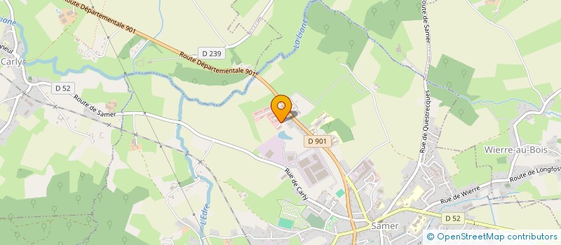 localisation de l'entreprise SARL JEAN-PIERRE BEAUGRAND  SAMER