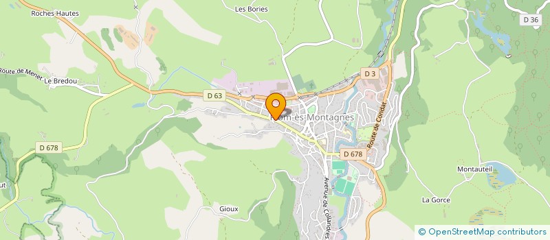 localisation de l'entreprise SARL JEAN PIERRE COMPAIN à RIOM-ES-MONTAGNES