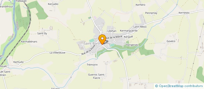 localisation de l'entreprise SARL JEAN-PIERRE LE GAL à BAUD