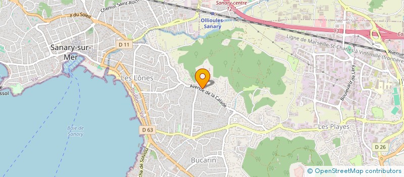 localisation de l'entreprise SARL JEAN RELAVE à SIX FOURS LES PLAGES