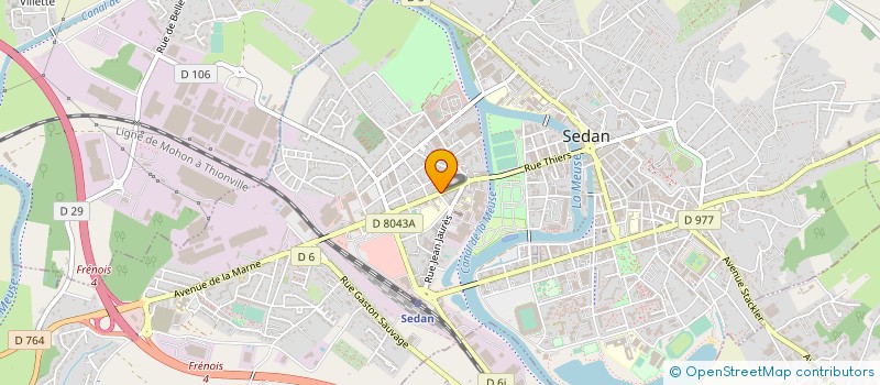 localisation de l'entreprise SARL JEAN RENAUDIN  SEDAN