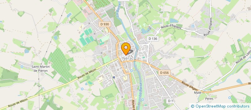 localisation de l'entreprise SARL JEAN'S DIFFUSION  NERAC