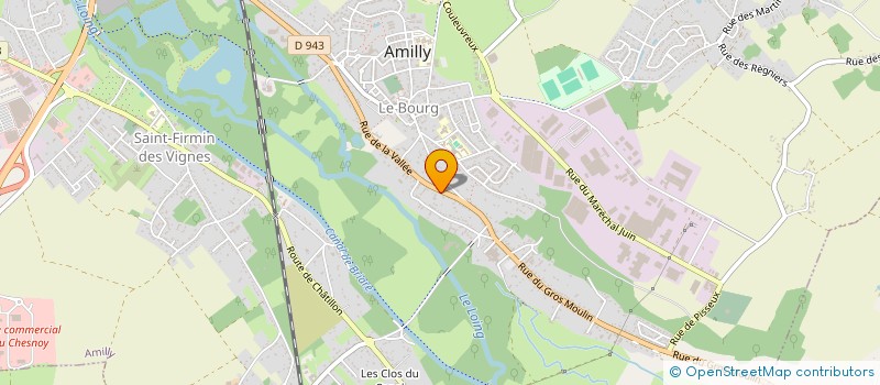 localisation de l'entreprise SARL JEAN TROGNON à AMILLY