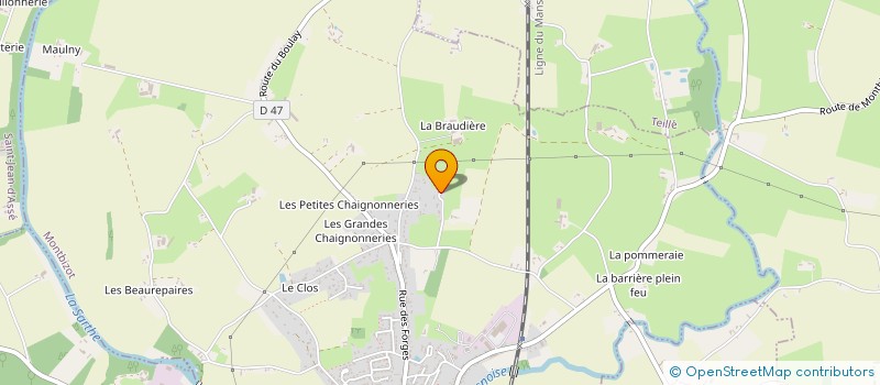 localisation de l'entreprise SARL JEANNE IMMOBILIER  MONTBIZOT