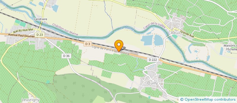 localisation de l'entreprise SARL JEANNETEAU ET FILS à OEUILLY