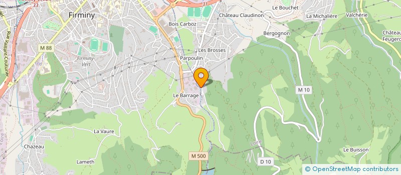 localisation de l'entreprise SARL JEANNON à LE CHAMBON-FEUGEROLLES