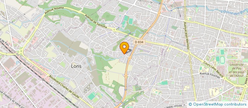 localisation de l'entreprise SARL JEANSERVICES.COM  LONS