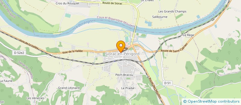 localisation de l'entreprise SARL JEANTE à SIORAC-EN-PERIGORD