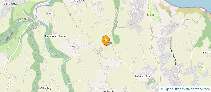 localisation de l'entreprise SARL JEGUZAN  PORDIC