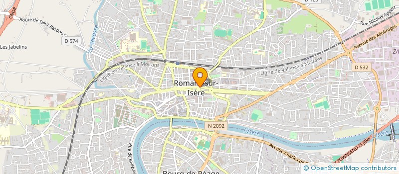 localisation de l'entreprise SARL JEMS  ROMANS-SUR-ISERE