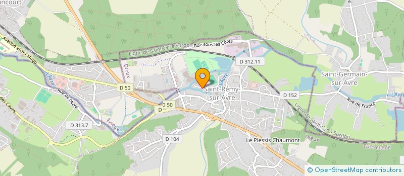 localisation de l'entreprise SARL JEREMY DELMOTTE  SAINT-REMY-SUR-AVRE