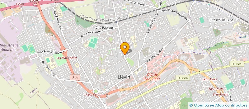 localisation de l'entreprise SARL JERFIL à LIEVIN