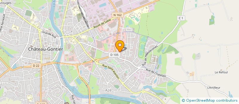 localisation de l'entreprise SARL JEROME  CHATEAU-GONTIER-SUR-MAYENNE