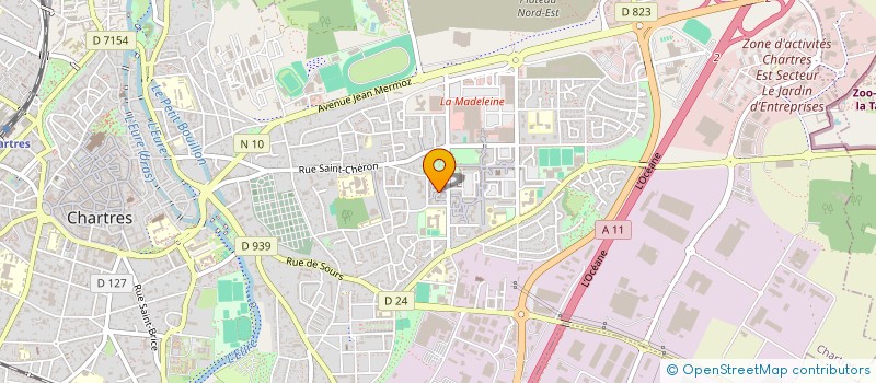 localisation de l'entreprise SARL JEROME ET FABRICE MAUTE à CHARTRES