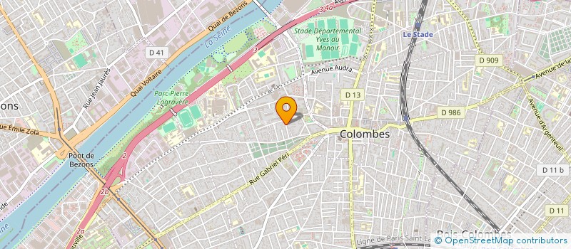 localisation de l'entreprise SARL JEROME MOINEAU à COLOMBES