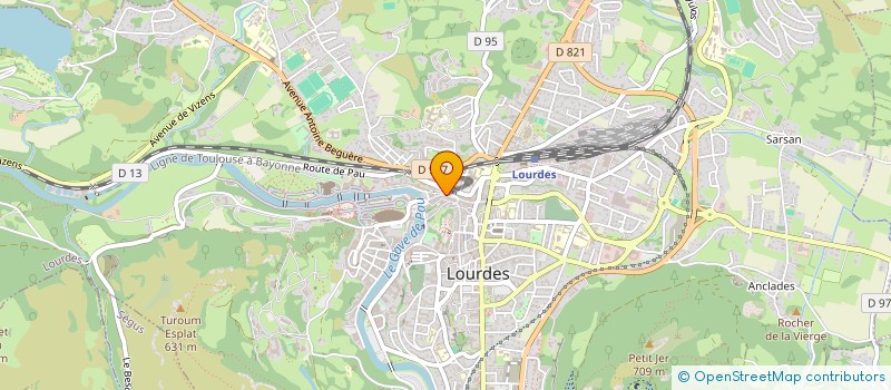 localisation de l'entreprise SARL JERUSALEM ET LOURDES à LOURDES