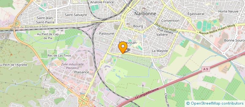 localisation de l'entreprise SARL JESSAND  NARBONNE