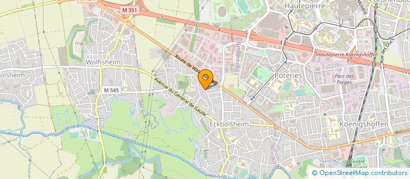 localisation de l'entreprise SARL JET CLOTURE à ECKBOLSHEIM