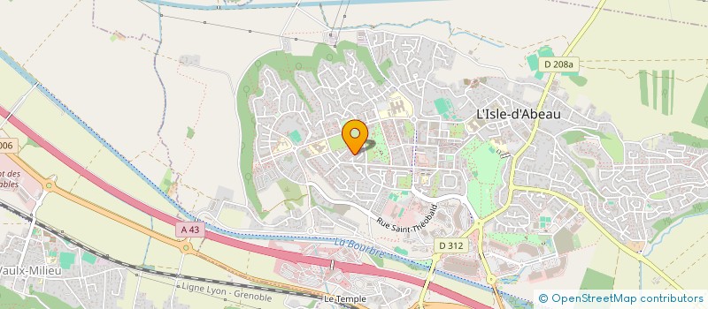 localisation de l'entreprise SARL JET MACONNERIE GENERALE  L'ISLE-D'ABEAU