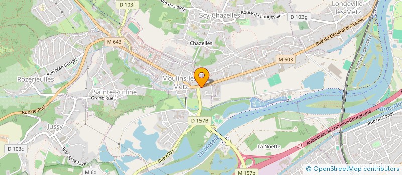 localisation de l'entreprise SARL JET MENAGER  MOULINS-LES-METZ