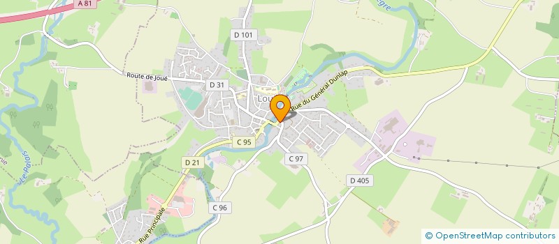 localisation de l'entreprise SARL JET SERVICE  LOUE