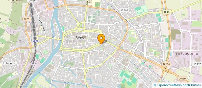 localisation de l'entreprise SARL JETLAND 89 à SENS