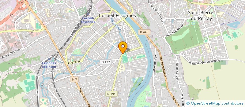localisation de l'entreprise SARL JETONY à CORBEIL-ESSONNES