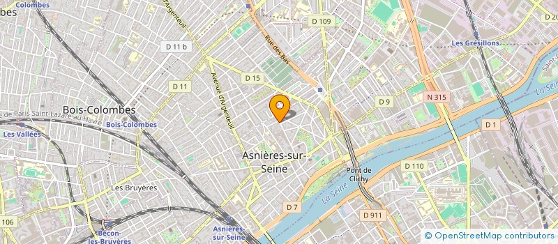 localisation de l'entreprise SARL JEUDY à ASNIERES-SUR-SEINE
