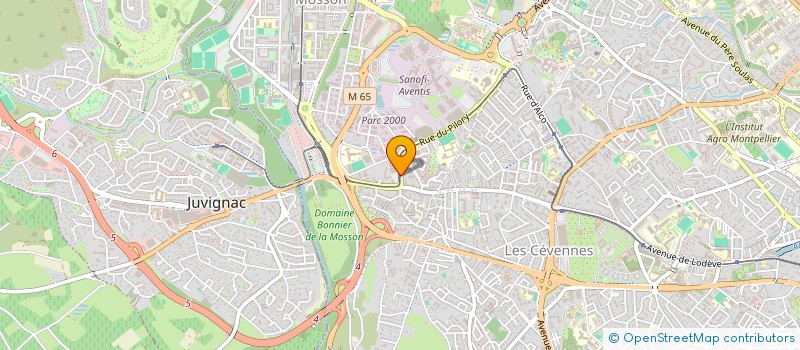 localisation de l'entreprise SARL JEYSON à MONTPELLIER