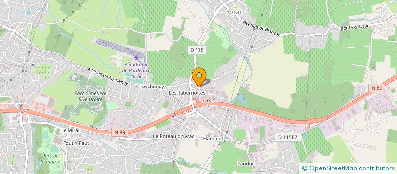 localisation de l'entreprise SARL JF CHICHET  YVRAC