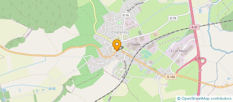 localisation de l'entreprise SARL JF CONSTRUCTION à CHATENOIS