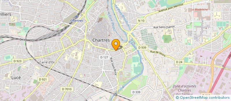 localisation de l'entreprise SARL JFD RUGBY LTD à CHARTRES