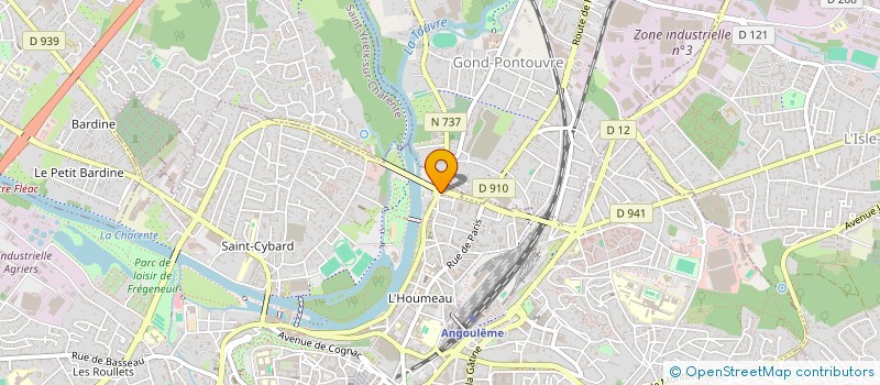 localisation de l'entreprise SARL JFP à ANGOULEME