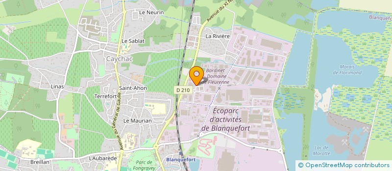 localisation de l'entreprise SARL JGC à BLANQUEFORT